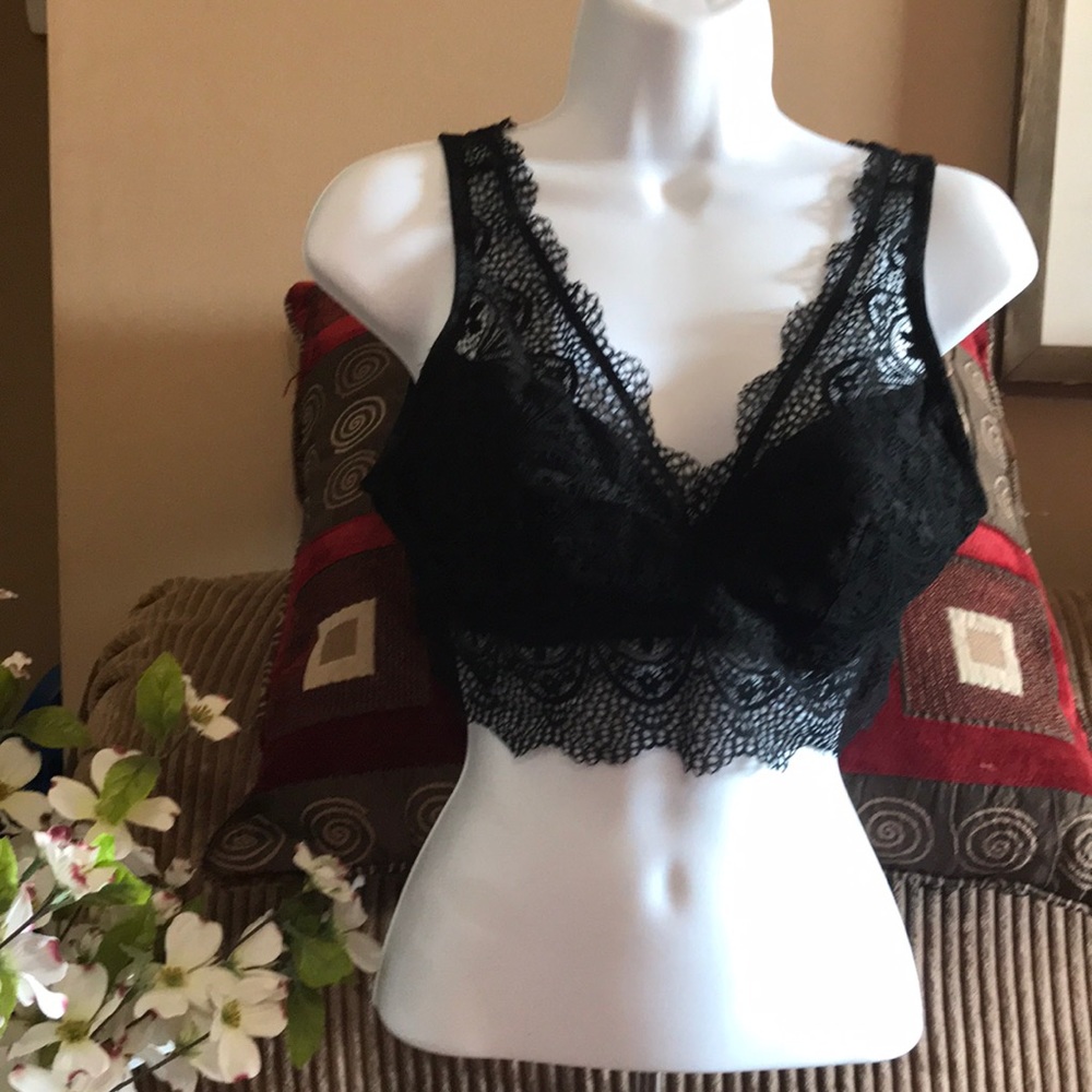Black Bralette Xl
